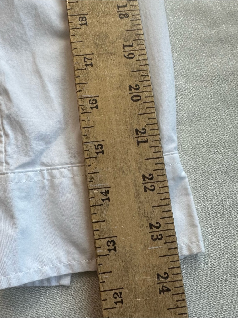 Banana Republic White Button Up Shirt Women’s 6 Tailored Fit White Lace Trim - Picture 14 of 16